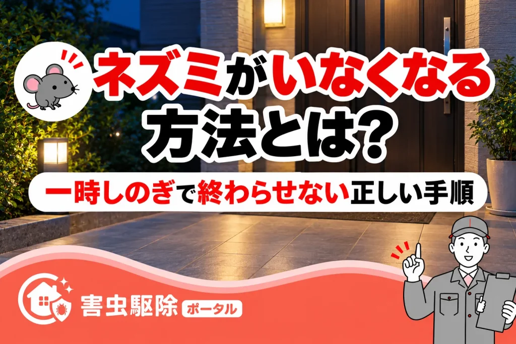 ネズミがいなくなる方法の記事のサムネ