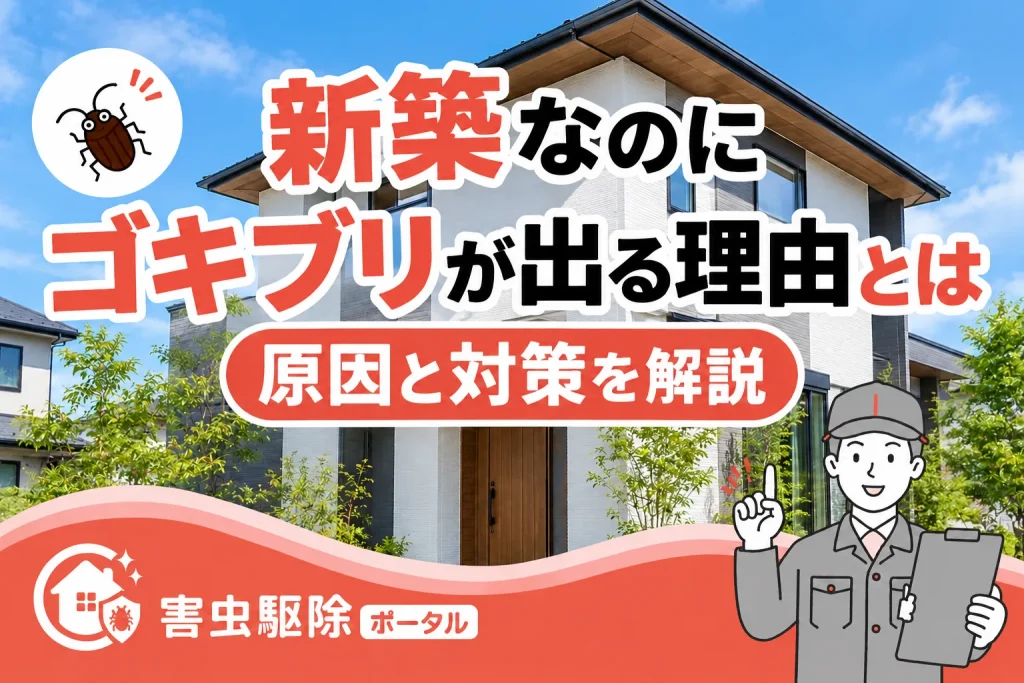 新築なのにゴキブリが出る理由とは?公的データで見る原因と対策