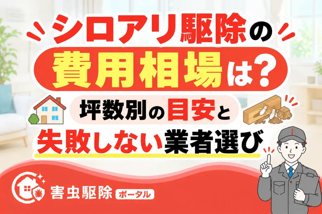 シロアリ駆除の費用相場と業者選びのサムネイル