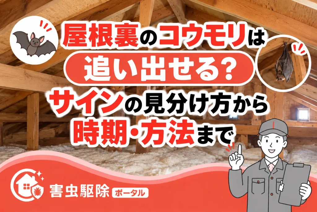 屋根裏コウモリ対策ガイド